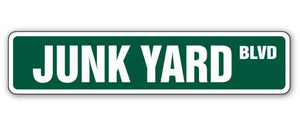 Junk Yard Street Vinyl Decal Sticker