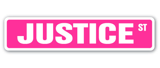 Justice Street Vinyl Decal Sticker