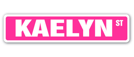 Kaelyn Street Vinyl Decal Sticker