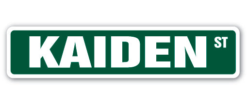 KAIDEN Street Sign