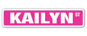 Kailyn Street Vinyl Decal Sticker