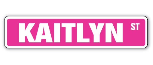 Kaitlyn Street Vinyl Decal Sticker