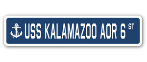 USS Kalamazoo Aor 6 Street Vinyl Decal Sticker