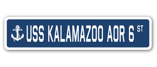 USS Kalamazoo Aor 6 Street Vinyl Decal Sticker