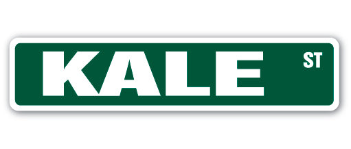 KALE Street Sign