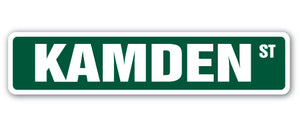 KAMDEN Street Sign