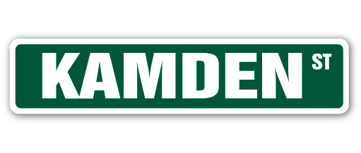 KAMDEN Street Sign