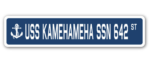 USS Kamehameha Ssn 642 Street Vinyl Decal Sticker