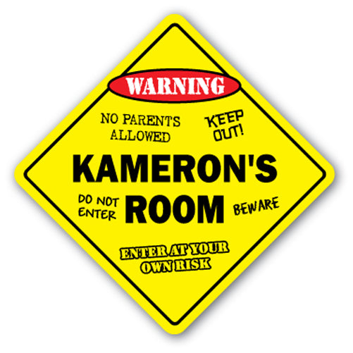 Kameron's Room Vinyl Decal Sticker