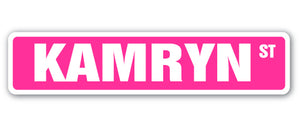 Kamryn Street Vinyl Decal Sticker