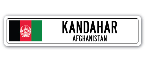 KANDAHAR, AFGHANISTAN Street Sign