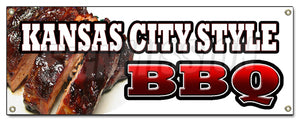 Kansas City Style BBQ Banner