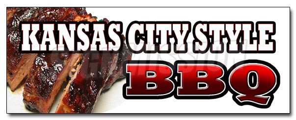 Kansas City Style BBQ Decal