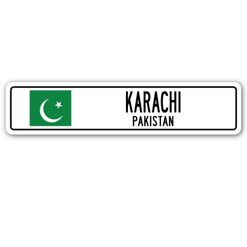 KARACHI, PAKISTAN Street Sign