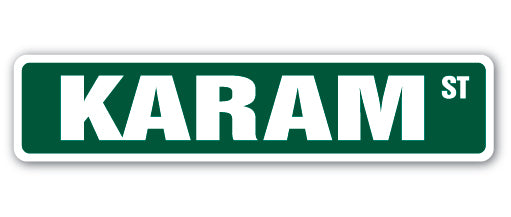 KARAM Street Sign