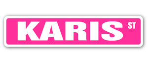 KARIS Street Sign