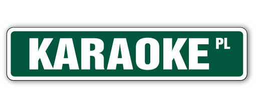 Karaoke Street Vinyl Decal Sticker