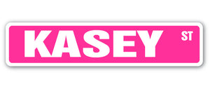 KASEY Street Sign