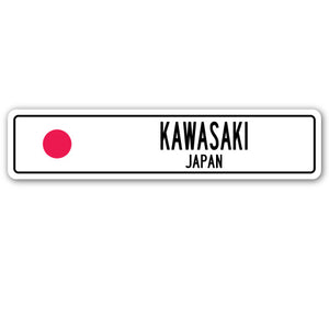 Kawasaki, Japan Street Vinyl Decal Sticker