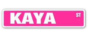 Kaya Street Vinyl Decal Sticker