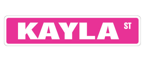 Kayla Street Vinyl Decal Sticker