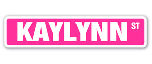 Kaylynn Street Vinyl Decal Sticker