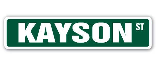 KAYSON Street Sign