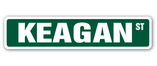 KEAGAN Street Sign