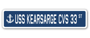 USS Kearsarge Cvs 33 Street Vinyl Decal Sticker