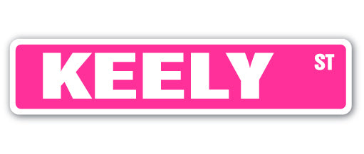 KEELY Street Sign