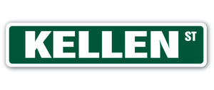 KELLEN Street Sign