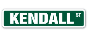 Kendall Street Vinyl Decal Sticker