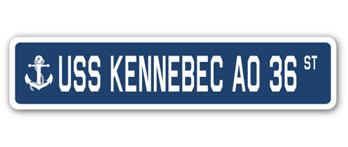 USS Kennebec Ao 36 Street Vinyl Decal Sticker