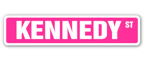 Kennedy Street Vinyl Decal Sticker