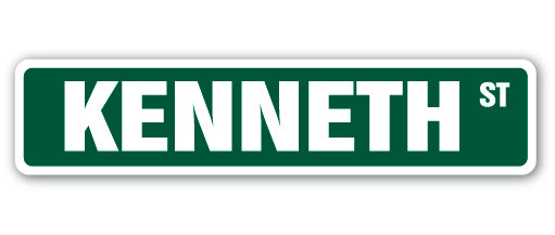 KENNETH Street Sign