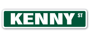 KENNY Street Sign