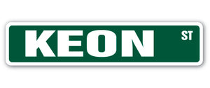 KEON Street Sign