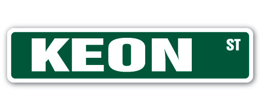 KEON Street Sign