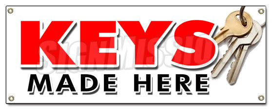Keys Made Here Banner