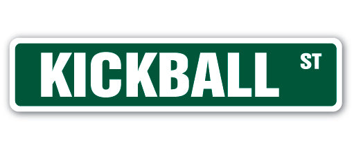 Kickball Street Vinyl Decal Sticker