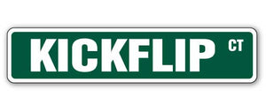 Kickflip Street Vinyl Decal Sticker