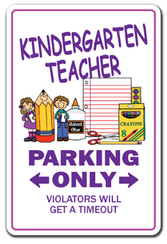 Kindergarten Teacher Vinyl Decal Sticker