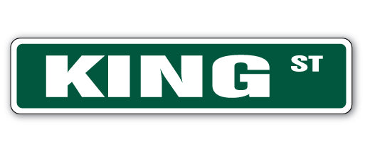King Street Vinyl Decal Sticker