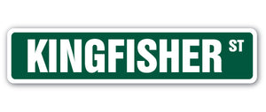 Kingfisher Street Vinyl Decal Sticker