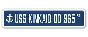 USS Kinkaid Dd 965 Street Vinyl Decal Sticker