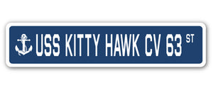 USS Kitty Hawk Cv 63 Street Vinyl Decal Sticker