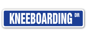 Kneeboarding Street Vinyl Decal Sticker