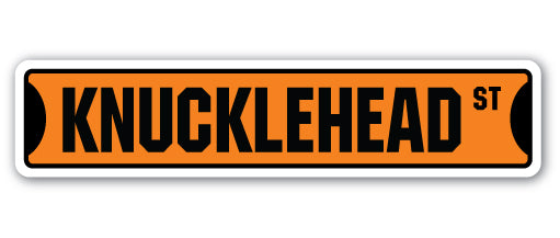 Knucklehead Street Vinyl Decal Sticker