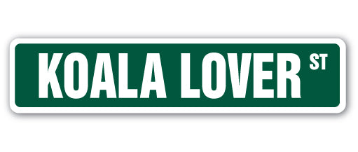 Koala Lover Street Vinyl Decal Sticker