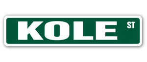 KOLE Street Sign